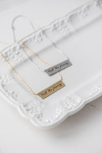 Load image into Gallery viewer, Harvest Lattice Bar Necklace
