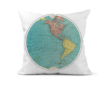 Load image into Gallery viewer, Globe Pillow Cover
