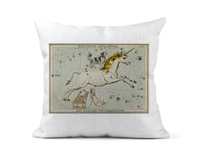 Load image into Gallery viewer, Astronomical Chart Illustration - Monoceros, Canis Minor Pillow Cover
