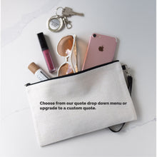 Load image into Gallery viewer, Alfresco Zippered Linen blend Bag

