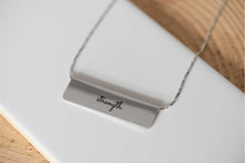 Load image into Gallery viewer, Courage Bar Necklace
