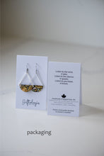 Load image into Gallery viewer, Cross Stitch Dangle Earrings
