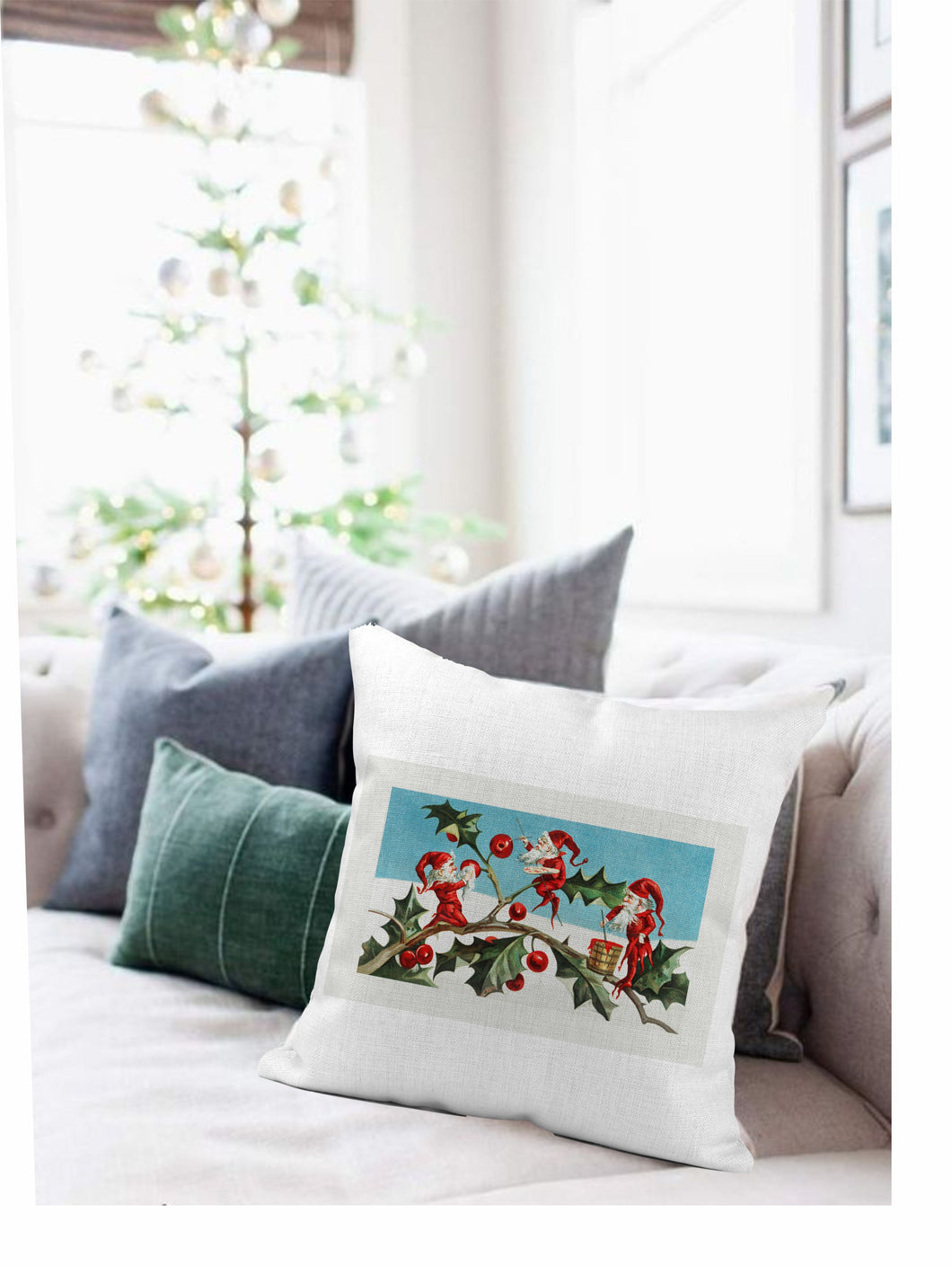Holly Jolly #4 Pillow Cover