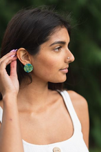 Load image into Gallery viewer, Midsummer Night&#39;s Leaves 1 Inch Earrings
