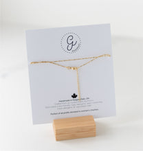 Load image into Gallery viewer, Winter Forest Bar Necklace
