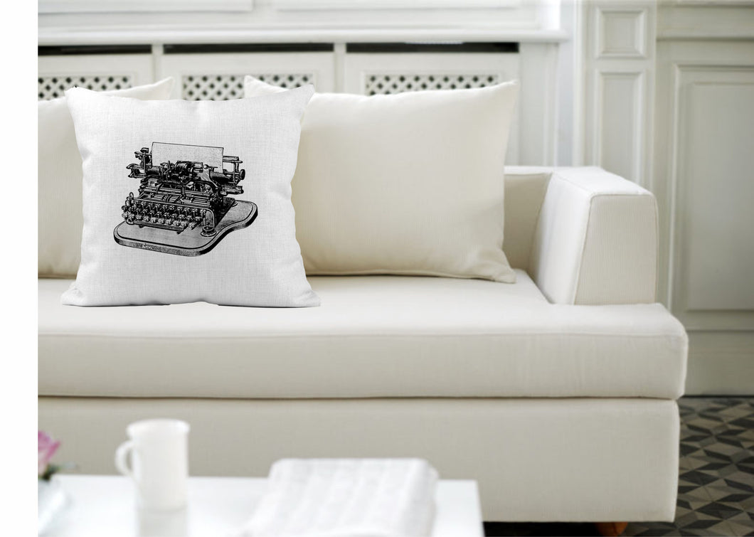 Typewriter Pillow Cover