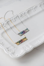 Load image into Gallery viewer, Vibrant Hex Mix Bar Necklace
